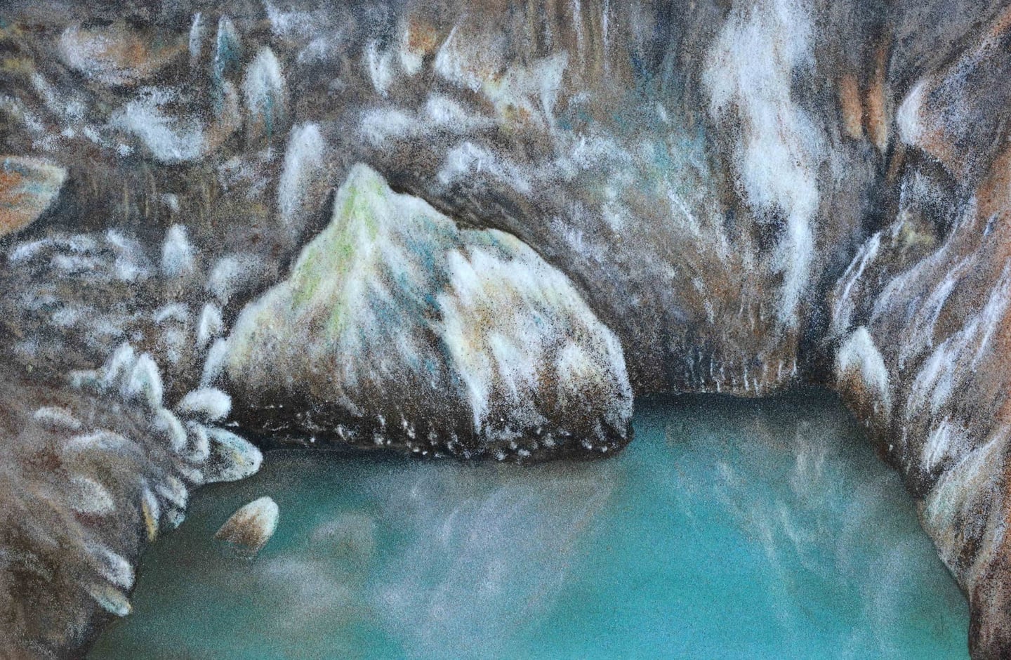 Majestic Mountains and Expansive Rivers by Lê Giang